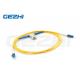 OM3 / OM4 Lc Fiber Cable 8/12/24F MPO / MTP PVC / LSZH Jacket For Telecom
