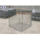 Plastic Coated Gabion Wall Cages / Hexagonal Rock Filled Gabion Cages