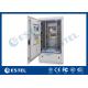 IP55 19'' Galvanized Steel Outdoor Equipment Rack Cabinet With Cooling System / PDU