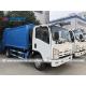 LHD 120HP ISUZU 6cbm 4X2 Compactor Garbage Truck