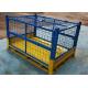 Collapsible Pallet Rack Cage Lockable Stillage For Warehouse Storage