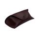 Rust Red Personalised Leather Glasses Case , Leather Sunglasses Pouch