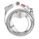 2.4m ECG Cables And Leadwires Round 12 Pins Plug Compatible With HP