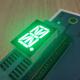 Pure Green 0.8 16 Segment Alphanumeric Display High Luminous Intensity Fit Instrument Panel