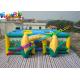 Green  Inflatable Sports Games  ,Yellow 0.55mm PVC Tarpaulin Inflatable Corn Maze