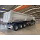 3 Axles Heavy Duty Dump Trailer for After-sales Service Techinical Spare Parts Support