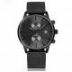 Shenzhen factory wholesale luxury minimalist black custom logo watch own brand