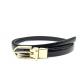 1.5cm Female Fashion Leather Skinny Dress Belt With Metal Clip Buckle