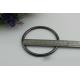 India Market Hot Sales 6 MM Thickness Welded Wire Iron Metal Round Buckles With Polishing