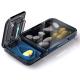 Fish Oil Vitamin Bpa Free Pill Organizer Case With Cutter 4 Times A Day Weekly