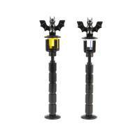 MOC city assembly bricks halloween bat lamp street road light building blocks
