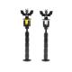 MOC city assembly bricks halloween bat lamp street road light building blocks