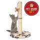 Safe Cat Scratching Post With Hanging Butterfly Toy OEM ODM Available