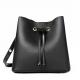 Real Leather Bucket Bags Winter Collection Simple Lady's Shoulder Bag