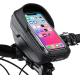 Bike Phone Mount Bag Bike Front Frame Handlebar Bag Waterproof Bike Phone Holder Case Bicycle Accessories Pouch