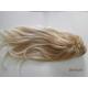 Long Blonde Clip In Ponytail Hair Pieces Silky Straight No Tangling