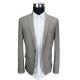 Office Mens Knit Blazer Casual Slim Fit Knit Fabric Blazer Grey Color
