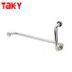 Round Tube L Shape Handle Stainless Steel Bathroom Glass Shower Door Handle