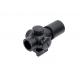 ANS Tactical Optics 1x20E Compact Prism Sight Scope Red Illuminated With 20mm Picatinny Rail For Outdoor Hunting