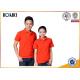 Cotton / Polyester Golf Polo Shirt Knitted Mens Custom Printed Polo Shirts