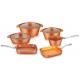 Die cast ceramic coated non stick copper grill pan pot with stainless steel handle