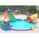 Seaworld giant octopus kids N adults inflatable water park on land for summer water world rental business