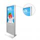 43 Inch Digital Advertising Kiosk , Interactive Lcd Panel Wifi Network Support