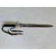 Fishbone Nylon Handle Hunting Knife HRC50 To 55 Titanium Hand Polished