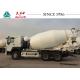 Modern Structure HOWO Concrete Mixer Truck 10 CBM 400 L Fuel Tank With Motor