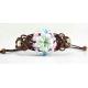 Color chrysanthemum Jingdezhen Ceramic Bracelet female hand jewelry