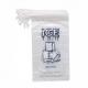 Gravure Printing LDPE Plastic Disposable Ice Bags With Cotton Drawstring