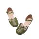 S354 Women's shoes Mori series mesh hole shoes sweet bow knot convenient shoe buckle sandals women 2020 new