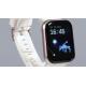 Square 1.28Inch Full Touch Smartwatch Fitness With Weather Display