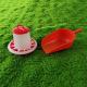 Durable Orange Plastic Feeding Tools Poultry Feeder Easy To Clean Eco Friendly Scoop For Animals