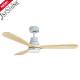 Solid Wood Smart 110v Color Changing Ceiling Fan Remote Control AC Motor