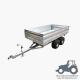 Farm Tractor Trailer With Hot Dip Galvanized; Agriculture Transport Tipping Trailer