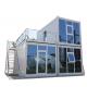 20ft 40ft Light Steel Flat Pack Container Prefab House For Two Layers Apartment
