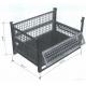 Zinc Surface Wire Mesh Storage Cages , Warehouse Storage Cages 50*50 Mm Grid