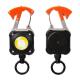 Deyi Badge Reel Retractable Keychain With Belt Clip Heavy Duty 360° Swivel Carabiner Key Chains Impact Resistance ID