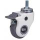 Maximum Load of 60kg TPE Medical Caster E3743-57 with 3 Threaded Brake and TPE Wheel