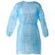 White Blue Color Disposable Medical Gowns , Flame Resistant Disposable Coveralls