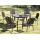 Leisure Garden Cast Aluminium 6 Seater Outdoor Furniture table and chair set Garden furniture