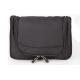 Polyester Surface Travel Organizer Bag Black Inner With Plastic Hook