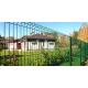 Galvanized Steel Metal Garden Fences Panels outdoor PVC Coated V Bending 3d Curved Welded Wire Mesh fence