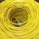 CAT6 1000FT Unshielded Ethernet Cable 23AWG 4P Solid Yellow PVC