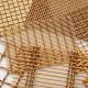 Durable Steel Mounted Rigid And Flat Mesh , Bronze Wire Mesh