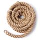 Customized Dia 38 mm 3 Strand Natural Brown Jute Ship Boat Rope for Within 0-1000m