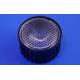 Aspheric Optical PMMA Led Lens with black holder for Led Spot light