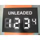 Light Transmission Price Display Board 700*280mm Gas Station Price Flip Signs