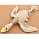 Brown Color Puppy Teething Toys , Bird Shape Super Chewer Toys 30CM Height